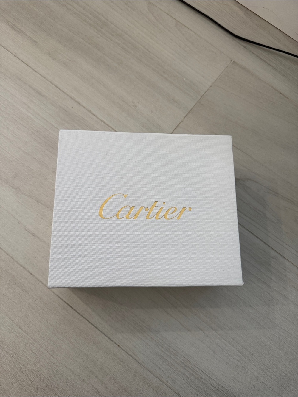Cartier box with love ring box and two gift bags